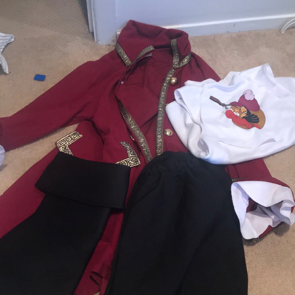 Disney World Boys Captain Hook costume